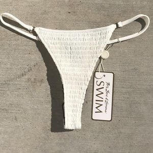 NWT For Love And Lemons Swim Bottoms Cheeky Thong